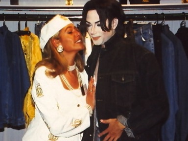 Calvin Hard als Michael Jackson backstage Glööckler Show