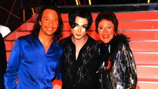 Calvin Hard als Michael Jackson mit Caterina Valente und DJ Bobo